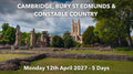 CAMBRIDGE, BURY ST EDMUNDS & CONSTABLE COUNTRY | Monday 12th April 2027 - 5 Days
